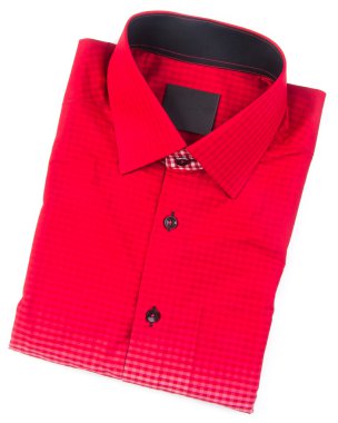 gömlek. bir arka plan üzerinde katlanmış erkek gömlek