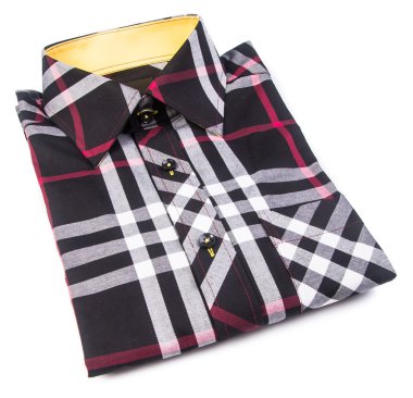 gömlek. bir arka plan üzerinde katlanmış erkek gömlek