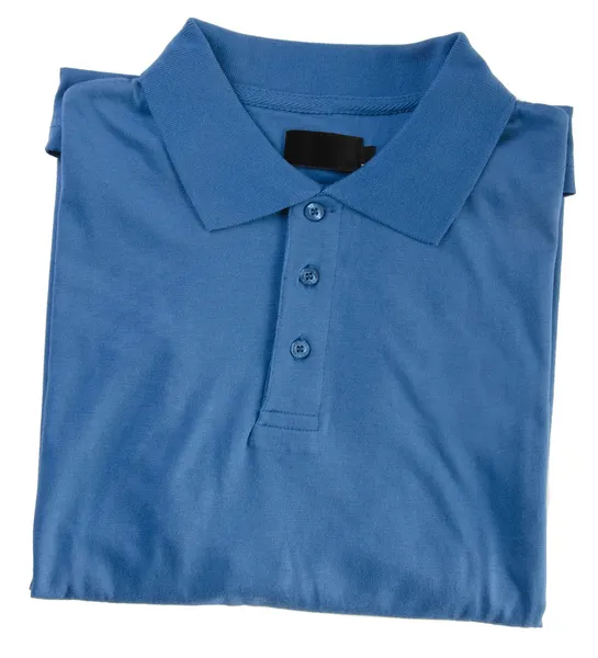 Hemd. Herren gefaltetes Poloshirt auf einem Hintergrund — Stockfoto