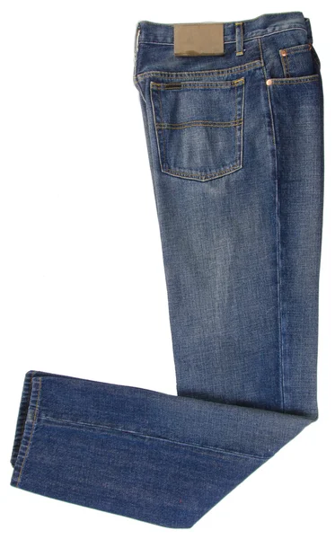 Jeans. Blå jeans på en bakgrund — Stockfoto