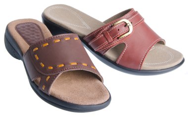 Ayakkabı. bir arka plan üzerinde kadın ayakkabı