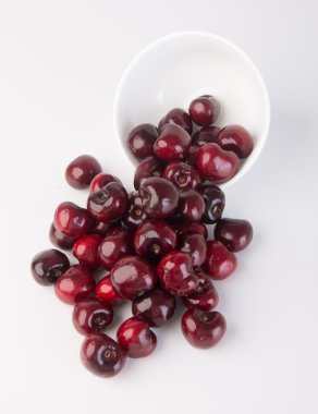 färska körsbär bär på bakgrund