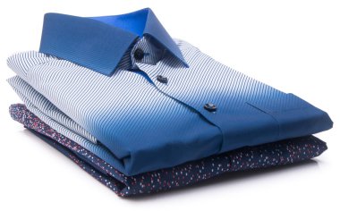 gömlek. bir arka plan üzerinde katlanmış erkek gömlek