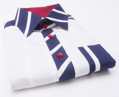 gömlek. bir arka plan üzerinde katlanmış erkek gömlek