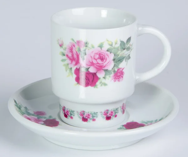 Çay fincanı. bir arka plan üzerinde çay fincanı — Stok fotoğraf