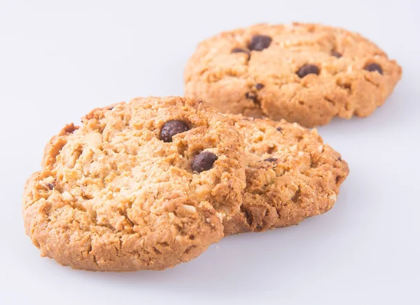 Cookies. chocolate cookies on the background — Stock Photo, Image