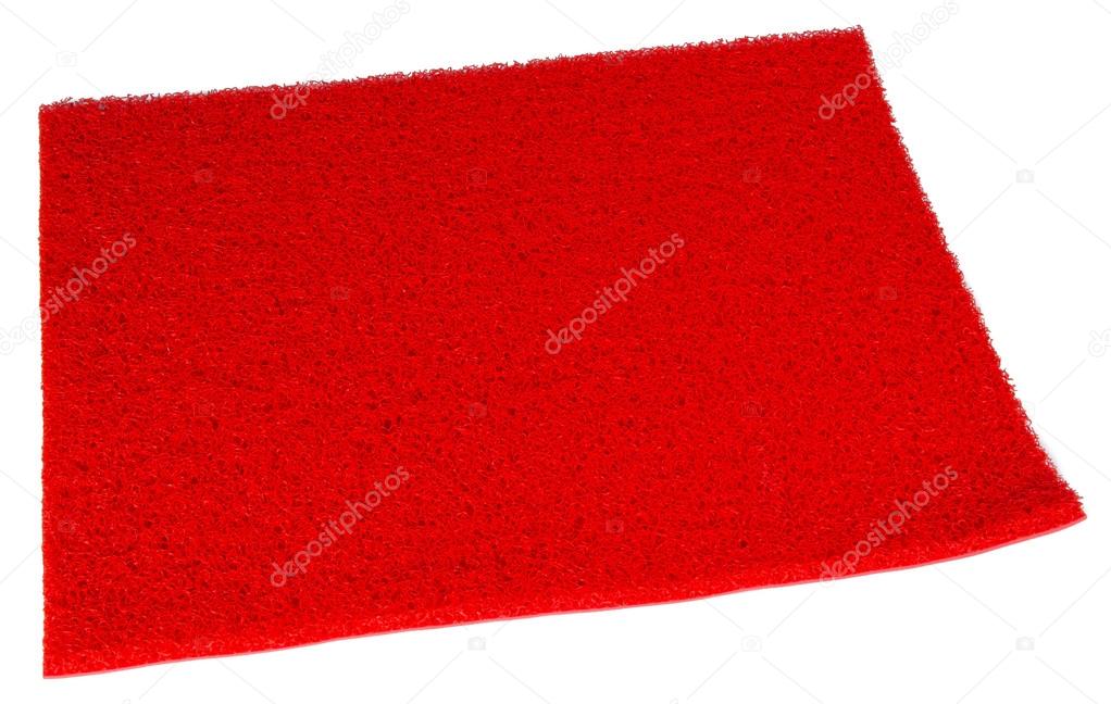 Colorful carpet or doormat for cleaning feet