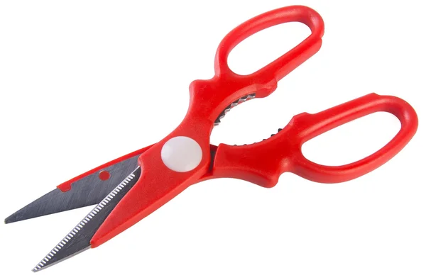 Kitchen scissors on a background. — Stock Photo, Image