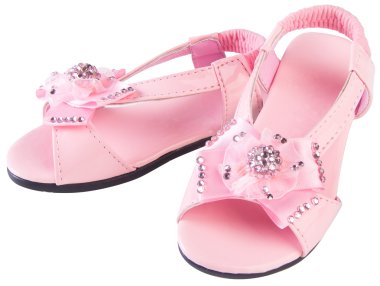 arka plan üzerinde izole sandalet çocuklar