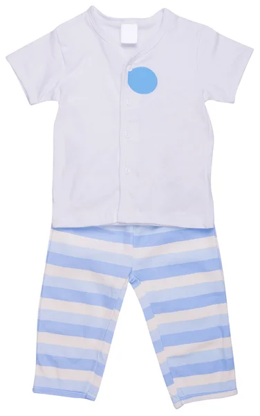 Camisa. ropa de bebé en el fondo — Foto de Stock
