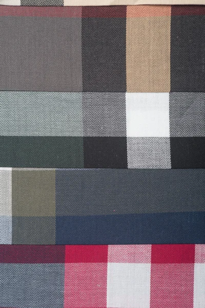Tecidos têxteis. Amostra de tecido de algodão — Fotografia de Stock