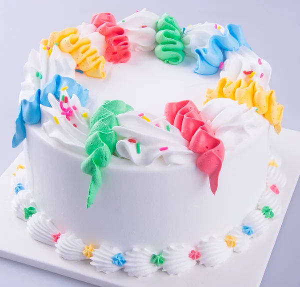 Cake. ice cream cake on background — Stock Photo, Image