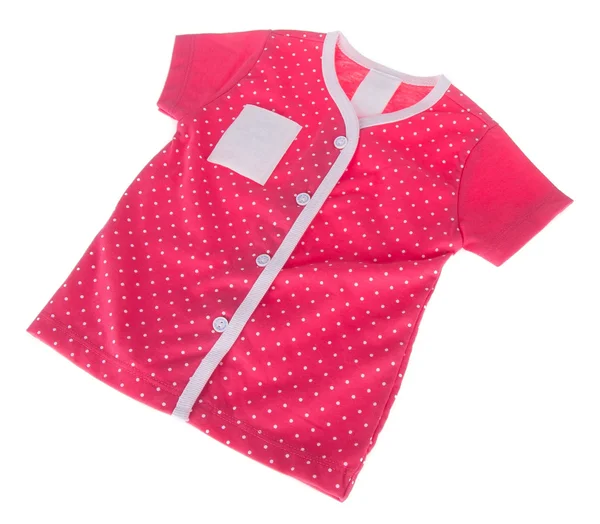 Koszula. ubrania dla dzieci na tle — Zdjęcie stockowe