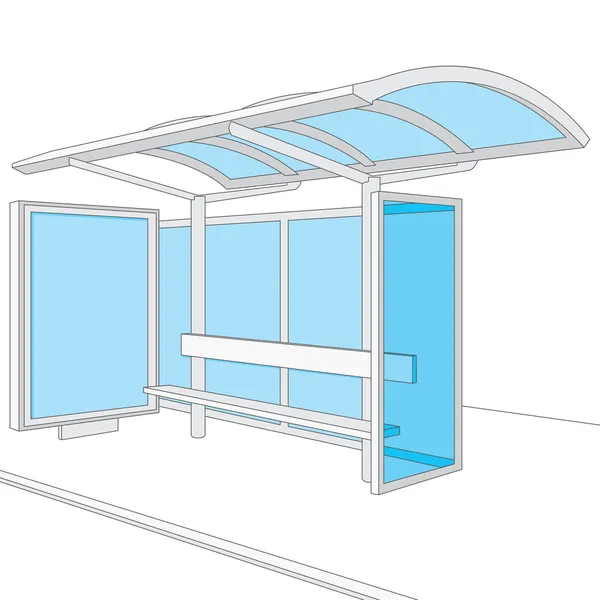 Parada de autobús — Archivo Imágenes Vectoriales