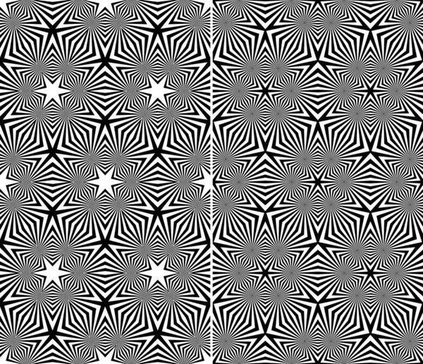 Abstrakta sömlösa mönster — Stock vektor