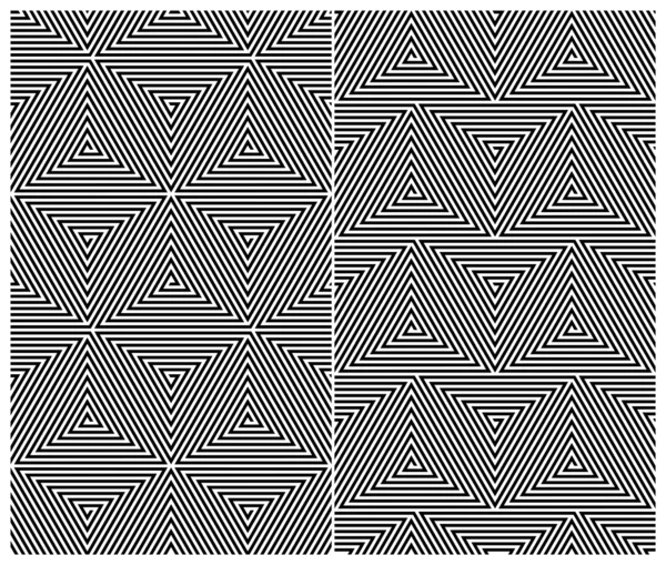 Modello di elementi triangolo senza soluzione di continuità — Vettoriale Stock