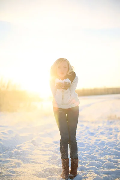 Winter joy — Stock Photo, Image