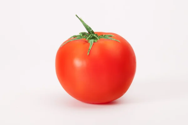 Vooraanzicht van het tomaat op witte achtergrond — Stockfoto