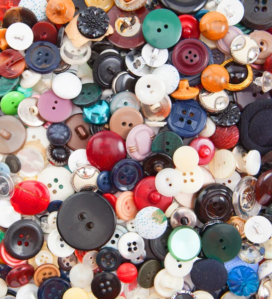 Colored plastic buttons Stock Photo