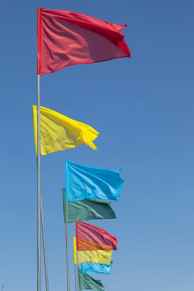 Banderas coloridas — Foto de Stock