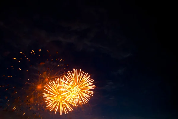 Colorful firework display. — Stock Photo, Image