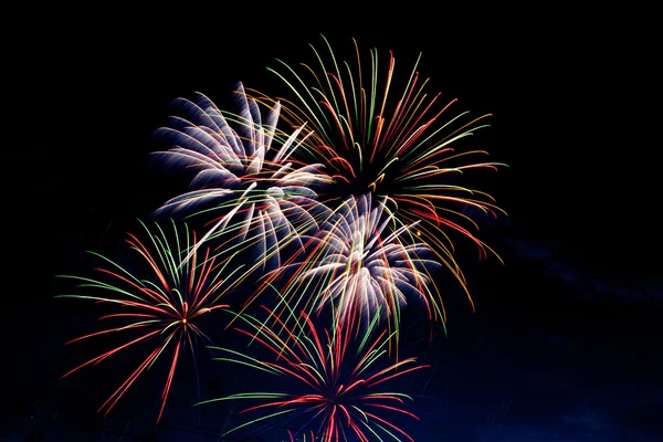 Fireworks celebration for July 4th — Stock Photo, Image