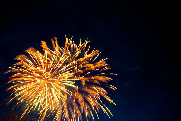 Farbenfrohes Feuerwerk — Stockfoto