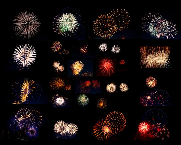 Colorful fireworks — Stock Photo, Image