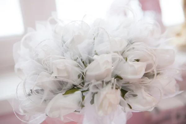 White Roses with Copy Space — Stock Photo, Image