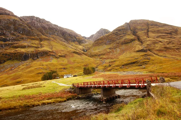 Glencoe, szkockiego regionu highlands, scotland, Wielka Brytania — Zdjęcie stockowe