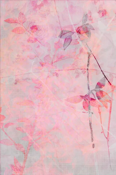 güzel, narin, sanatsal arka plan yaprakları ile