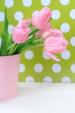 güzel Lale pembe aranjman