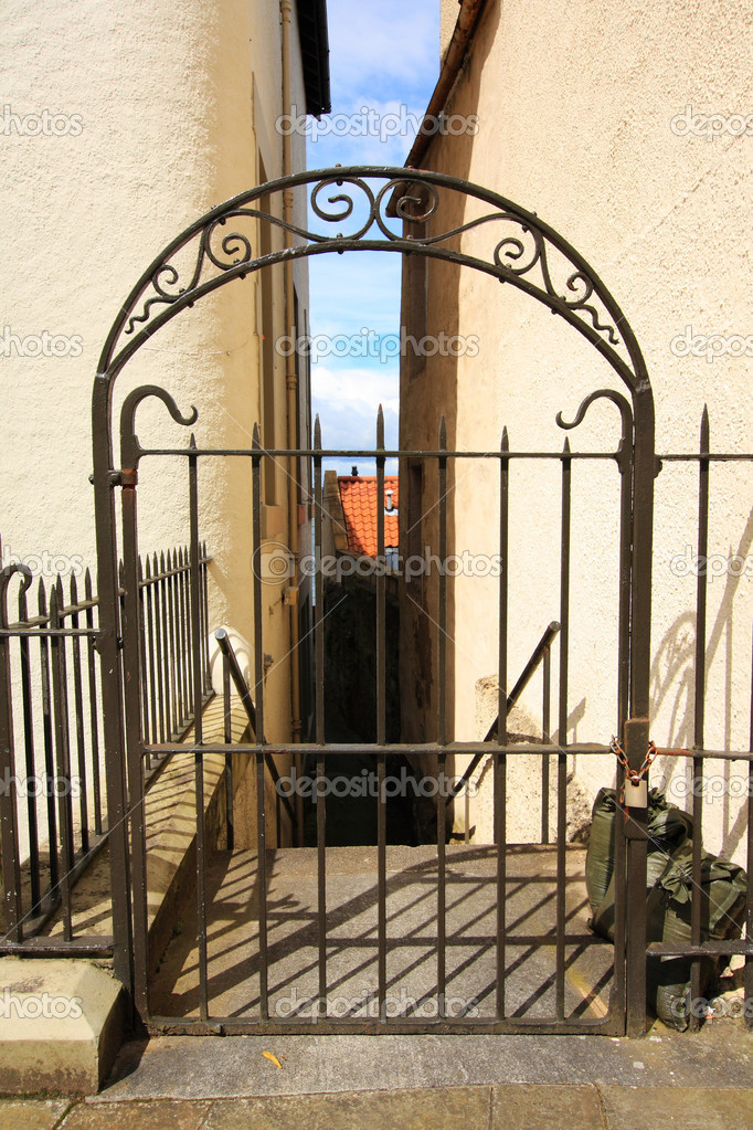 Old, metal gate Stock Photo by ©Julietart 21311175