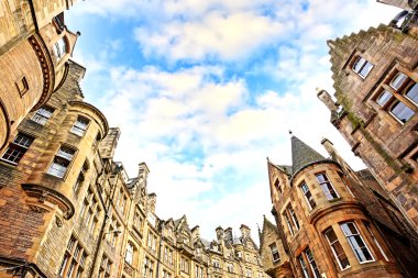 sokakta Edinburgh tarihi kentin tarihi mimarisi
