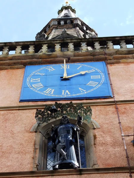 Tron theatre clock, Glasgow, Scotland — Stock Photo, Image