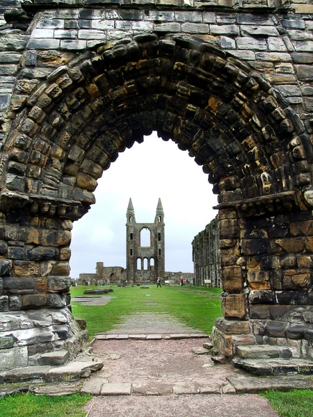 Ruiny katedrály st andrews, scotland — Stock fotografie