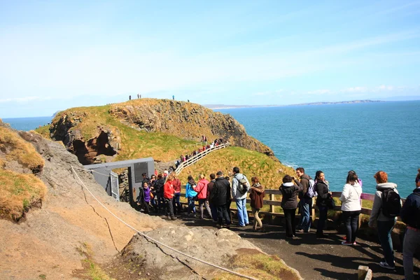 Carrick-A-Rede e Larrybane — Foto Stock