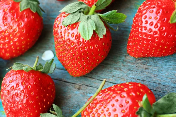 Verse strawbarries close-up — Stockfoto