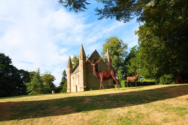 Moot o Boot Hill sul terreno di Scone Castle, Scozia — Foto Stock