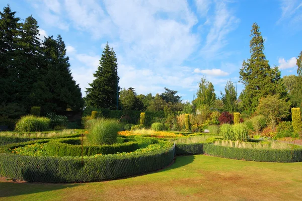 Beautiful garden in the park — Stock Image Beautiful garden in the park Royalty Free Stock Photos