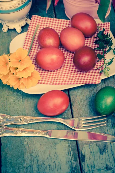 Beautiful Easter painted eggs — Stock Photo, Image