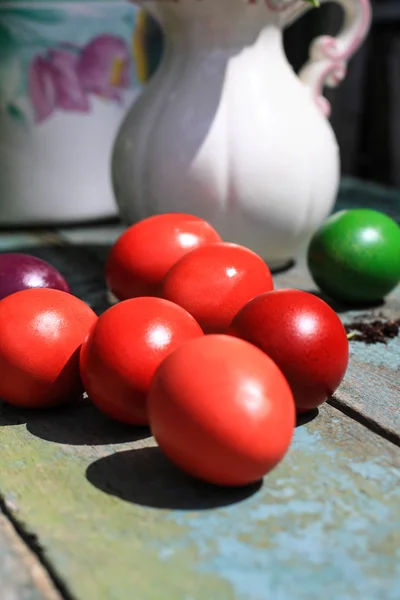 Beautiful Easter painted eggs — Stock Photo, Image