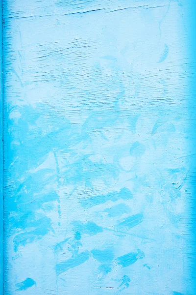 Fond peint en bois bleu — Photo