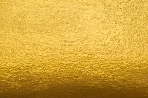 Gold Wand Textur Hintergrund Gelb Glänzende Goldene Farbe Auf Betonwandoberfläche — Stockfoto