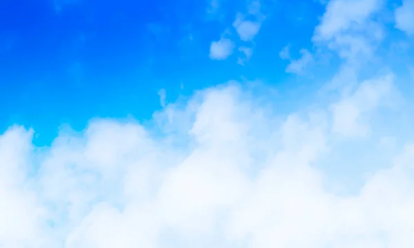 Błękitne Niebo Białe Chmury Zachmurzone Tło Nieba — Zdjęcie stockowe