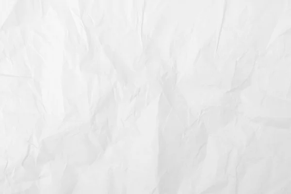 Фон Белого Листа Бумаги Текстуры Мятым Морщинистым Грубым Рисунком Пустой — стоковое фото