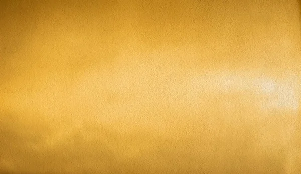 Altın Duvar Dokusu Arka Plan Duvarın Yüzeyinde Parlak Parlak Sarı — Stok fotoğraf