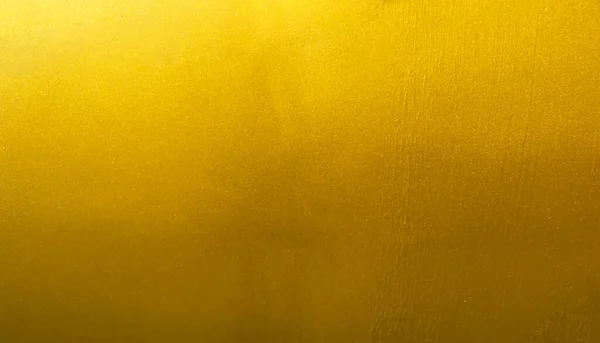 Fondo Textura Pared Oro Pintura Lámina Oro Brillante Amarillo Hoja — Foto de Stock