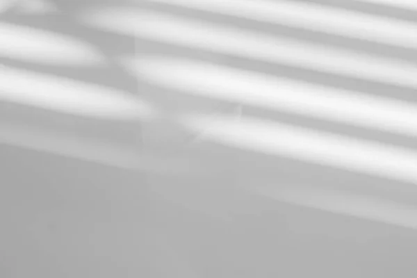 Gray shadow and light blur abstract background on white wall  from window.  Architecture stripe dark shadows indoor in room  background, monochrome, shadow overlay effect