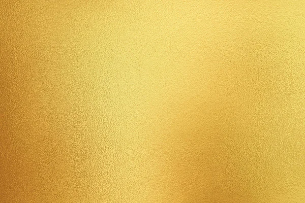 Fundo Textura Parede Ouro Amarelo Brilhante Pintura Folha Ouro Superfície — Fotografia de Stock